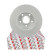 Brake disc DDF1688C Ferodo, Thumbnail 3