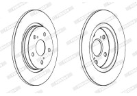 Brake disc DDF1755C Ferodo