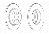 Brake disc DDF215 Ferodo