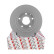 Brake disc DDF2533C Ferodo, Thumbnail 4