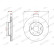 Brake disc DDF2574 Ferodo