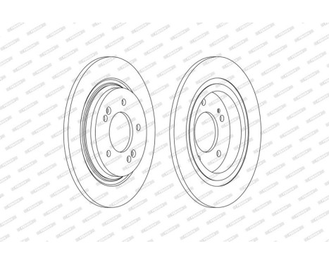 Brake disc DDF2604C Ferodo, Image 2