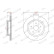 Brake disc DDF2638C Ferodo