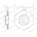 Brake disc DDF2702C Ferodo