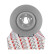 Brake disc DDF2805C Ferodo, Thumbnail 4