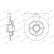 Brake disc DDF2929-1 Ferodo
