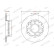 Brake disc DDF2985C Ferodo