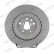 Brake disc DDF2996C Ferodo