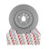 Brake disc DDF2996C Ferodo, Thumbnail 4
