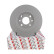 Brake disc DDF3047C Ferodo, Thumbnail 4