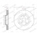 Brake disc DDF3058C Ferodo, Thumbnail 3