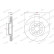 Brake disc DDF3062C-1 Ferodo, Thumbnail 2