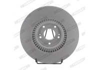 Brake disc DDF3074C Ferodo