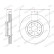 Brake disc DDF3075C Ferodo, Thumbnail 3
