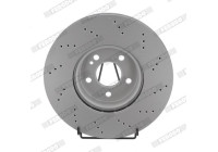 Brake disc DDF3081C Ferodo