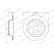 Brake disc DDF3093C Ferodo, Thumbnail 2