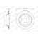 Brake disc DDF3093C Ferodo, Thumbnail 3