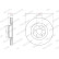 Brake disc DDF3111C Ferodo