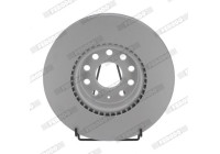 Brake disc DDF3121C Ferodo