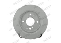 Brake disc DDF3156C Ferodo