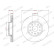 Brake disc DDF3182C Ferodo, Thumbnail 2