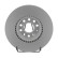 Brake disc DDF3182C Ferodo