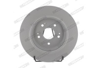 Brake disc DDF3189C Ferodo