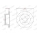 Brake disc DDF3191C Ferodo