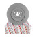 Brake disc DDF3204C Ferodo, Thumbnail 7