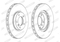 Brake disc DDF804C Ferodo
