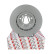 Brake disc DDF804C Ferodo, Thumbnail 3