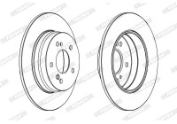 Brake disc DDF819C Ferodo
