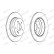 Brake disc DDF819C Ferodo