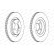Brake disc DDF928C Ferodo