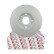 Brake disc DDF959C Ferodo, Thumbnail 3