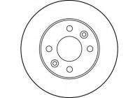 Brake Disc DF1015 TRW