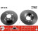 Brake Disc DF1015 TRW, Thumbnail 2