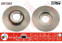 Brake Disc DF1203 TRW