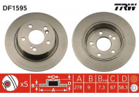 Brake Disc DF1595 TRW