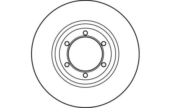 Brake Disc DF2610 TRW, Image 2