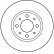 Brake Disc DF2621 TRW, Thumbnail 2