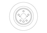 Brake disc DF3978 TRW