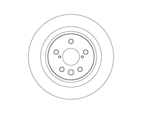 Brake disc DF3978 TRW