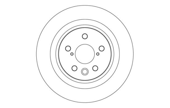Brake disc DF3978 TRW