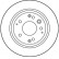 Brake Disc DF4005 TRW, Thumbnail 3