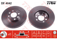 Brake Disc DF4042 TRW