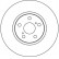 Brake Disc DF4100 TRW, Thumbnail 3