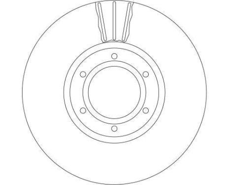 Brake Disc DF4111 TRW, Image 3