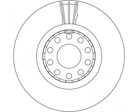 Brake Disc DF4125S TRW, Image 3