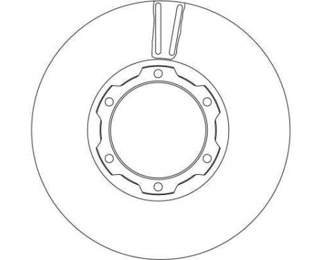 Brake Disc DF4145S TRW, Image 3